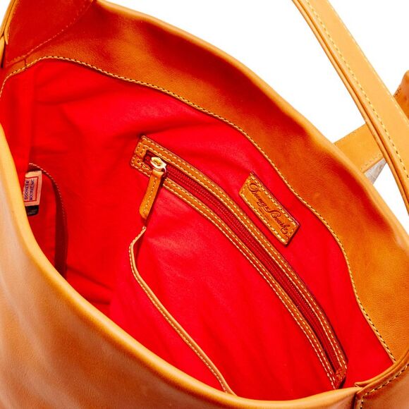 Dooney & Bourke Florentine Logo Lock Shoulder Bag - Natural - Picture 3 of 4